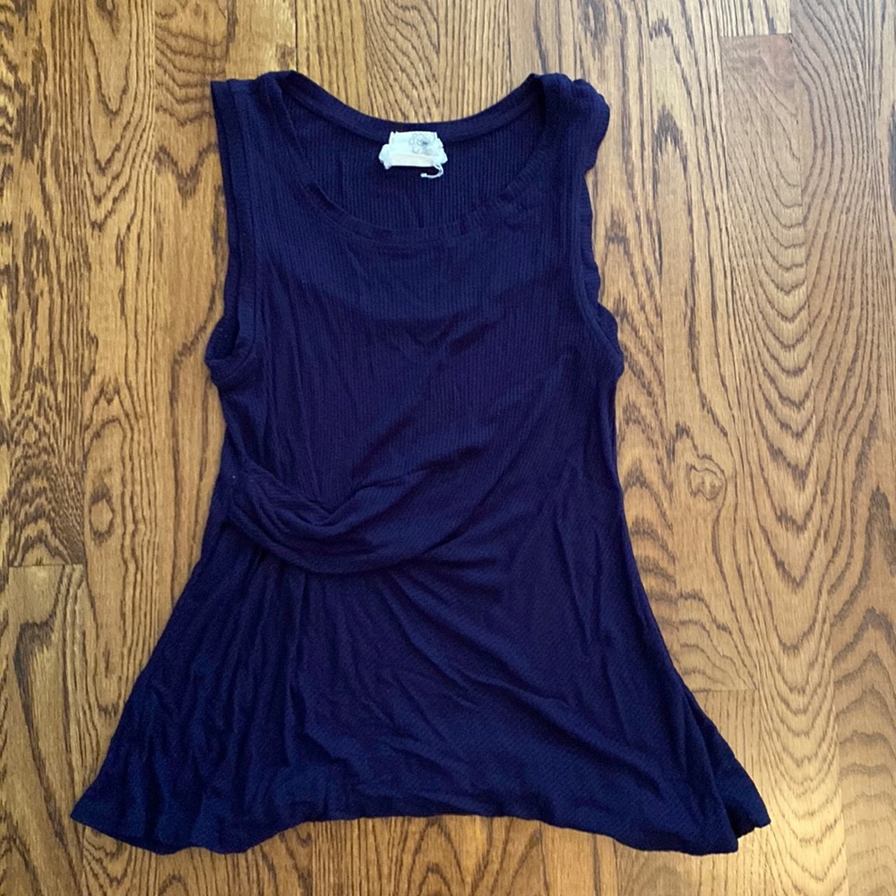 Soft peplum top